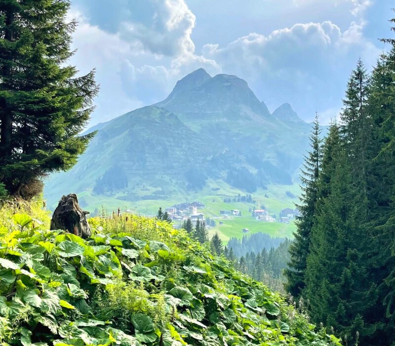 Warth am Arlberg in Österreich – Sommerurlaub in den Bergen mit Freunden oder der Familie – einzigartiger Urlaub im Chalet