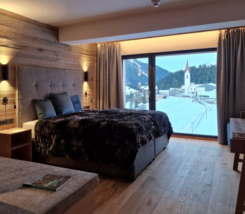Bergblick Chalet in österreich mieten - die schönsten Chalets im Skigebiet - traumhafte Lage auf 1.500 m Höhe am Arlberg
