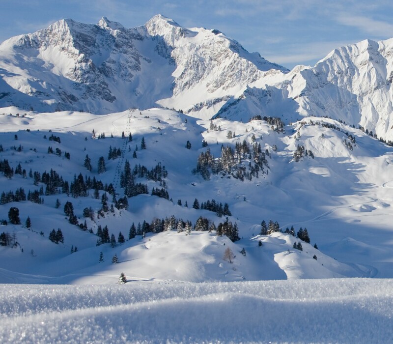 Arlberg Skigebiet - schneesicher von Dezember bis April - einzigartige Skipisten - das größte Skigebiet in Österreich